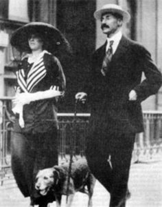 John Jacob Astor and dog Kitty