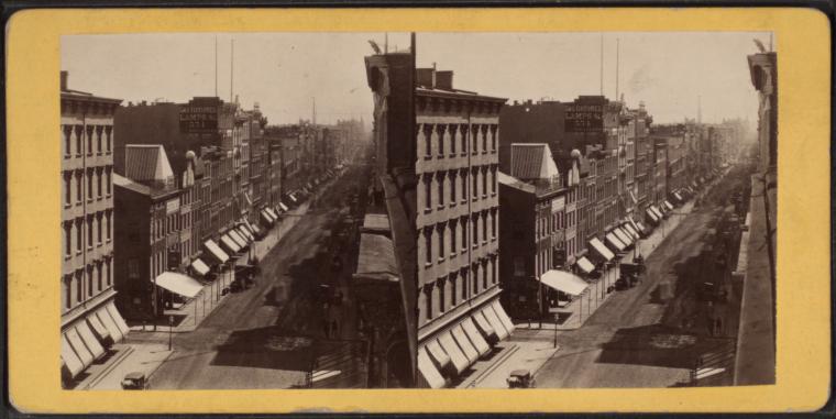 Broadway south of Houston 1860