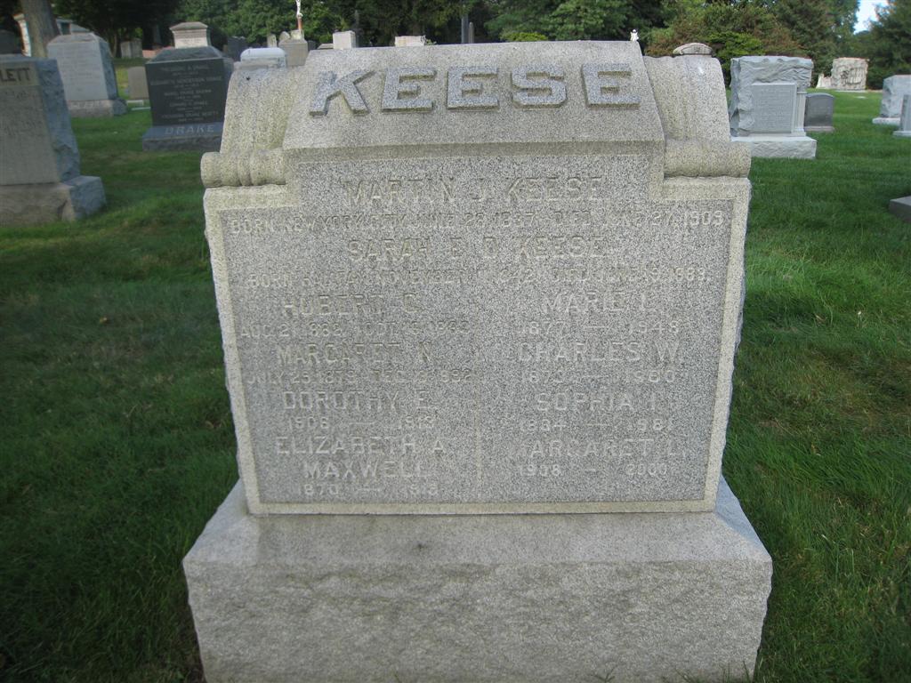 Marty Keese gravesite