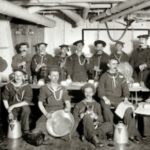 1896 USS Main Cooks and Cat