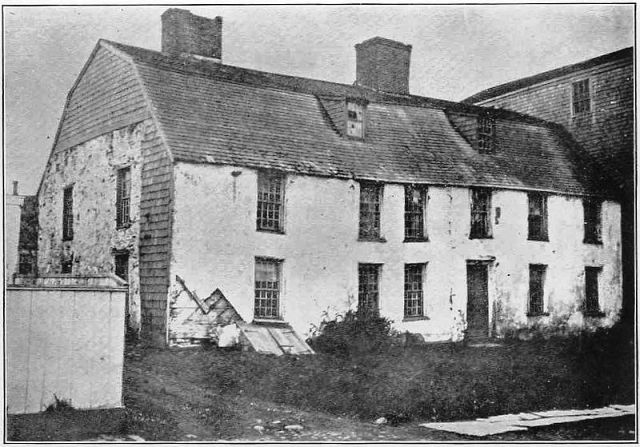 circa 1639 Henry Bull House in Newport, R.I.