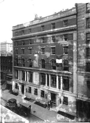 Lamb's Club, West 44th Street, 1918