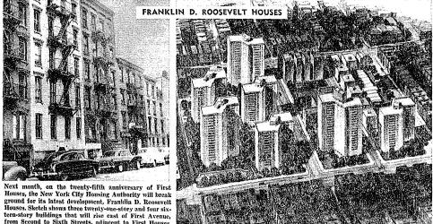 FDR Houses on the Lower East Side