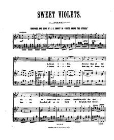 Sweet Violets, J.K. Emmet