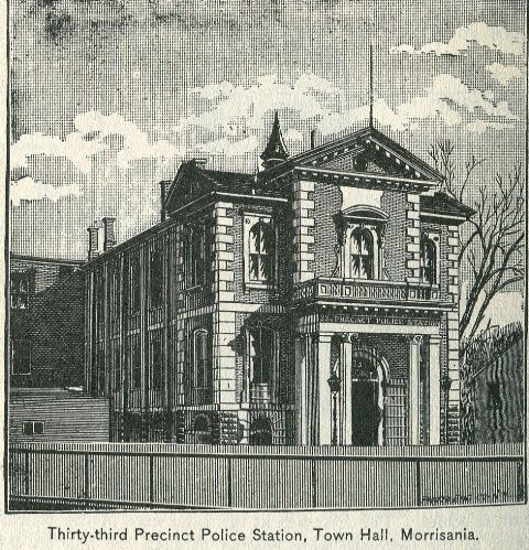 Morrisania Town Hall; the 33rd Precinct covered Mott Haven until 1896