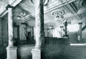 The entrance foyer at Police Headquarters.