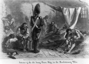 Interior of HMS Jersey prison ship