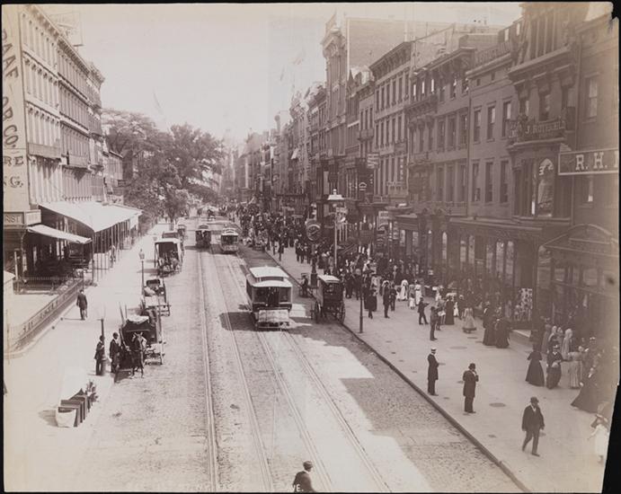 West 14th Street, east from 6th Avenue.