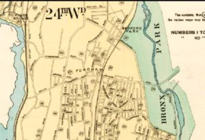 Bronx Park Map 1888