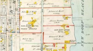 New Dorp Beach Map, 1907