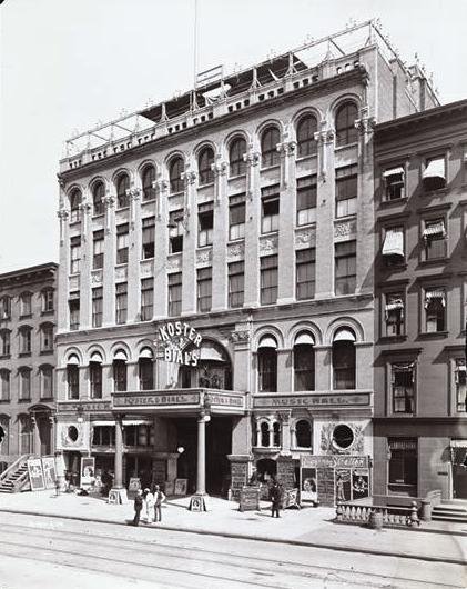The new Koster and Bial's Music Hall on 34th Street opened on August 28, 1893, just two days after authorities shut down their 23rd Street venue. Museum of the City of New York Collections