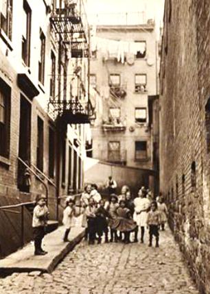 Blind Man's Alley at 26 Cherry Street, 1890.