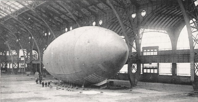 The America was a 165-long, non-rigid airship built by Mutin Godard in France in 1906 for the journalist Walter Wellman's attempt to reach the North Pole by air. The airship took off from Atlantic City, New Jersey, on October 15, 1910. 