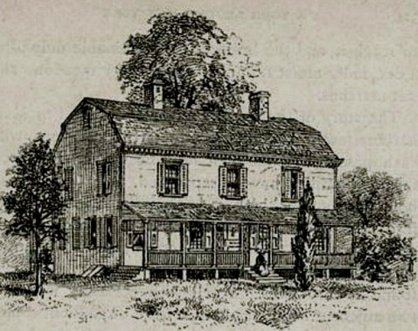 Peter Stuyvesant's country seat near present-day First Avenue and 15th Street. 