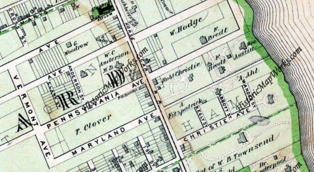 Alice Austen House 1874 Map