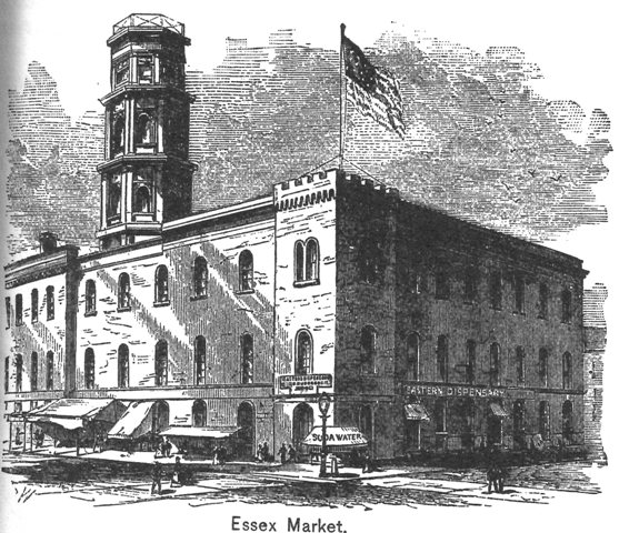 Old Essex Market New York City; prior home of Eldridge Street Police