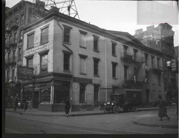 Old Thirteenth Precinct station house at 178 Delancey Street 1924
