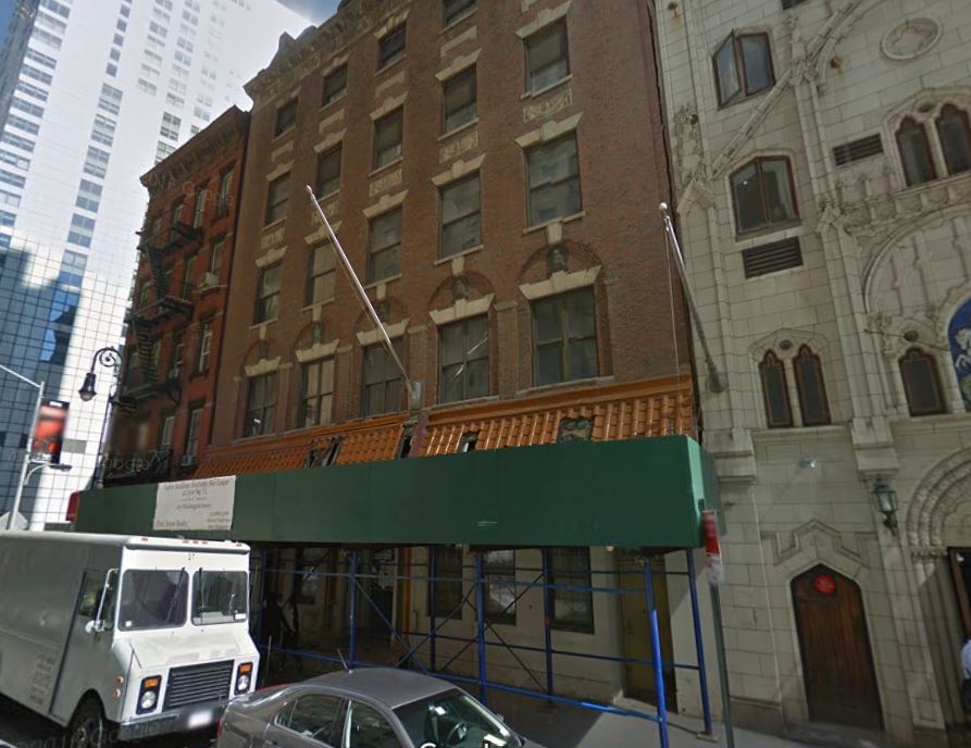 The building at 105-107 Washington Street is one of only three structures from the "Little Syria" neighborhood still standing. #103 is an 1870s tenement that was later the St. George's Syrian Catholic Church, and #109 is a tenement building that is still an apartment house today. 