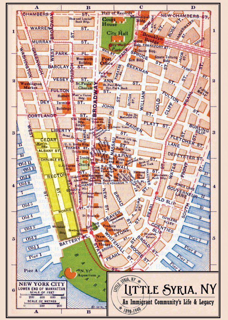 From the late 1880s to the 1940s, the area just south of the World Trade Center and centered along Washington Street was called Little Serbia. It was also called Wall Street's back yard due to its proximity to the city's financial district. 