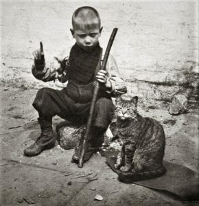 Young children were turned into cat hunters every year during the Bowling Green cat roundup.