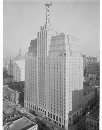 The Hotel Lincoln opened on January 31, 1928, just 10 months after construction began. Built by the Chanin Construction Company at a cost of more than $10 million and to be operated by the Chanin interests through James T. Clyde, who has been named its managing director. 