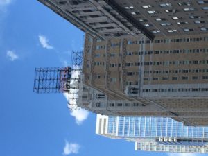 Today the big "M" is missing from the old Milford Hotel, and many other buildings dwarf what was once one of the tallest buildings on Eighth Avenue.