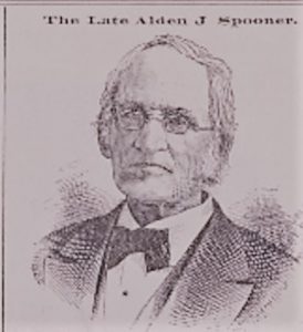 Alden J. Spooner (1810-1881) was a prominent resident of Brooklyn and one of the founders of the Long Island Historical Society.