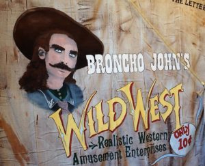 "Bronco John" Harrington Sullivan was a cowboy and showman known for his tall tales. 