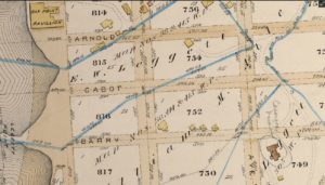 The old Whitlock/Casanova mansion is noted on the 1887 Oak Point map.