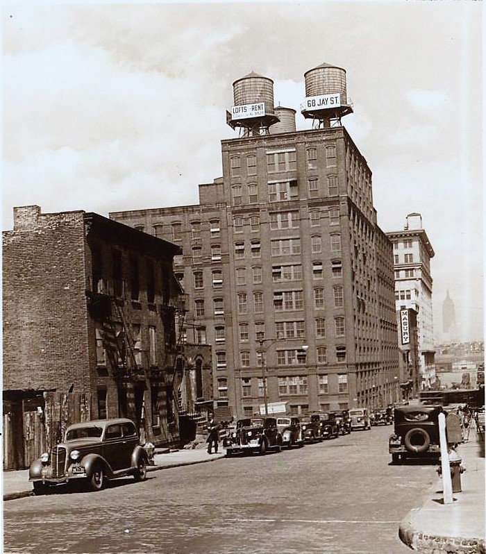 The old Grand Union Tea Company building in 1938, eight years after the Jones family sold the property.