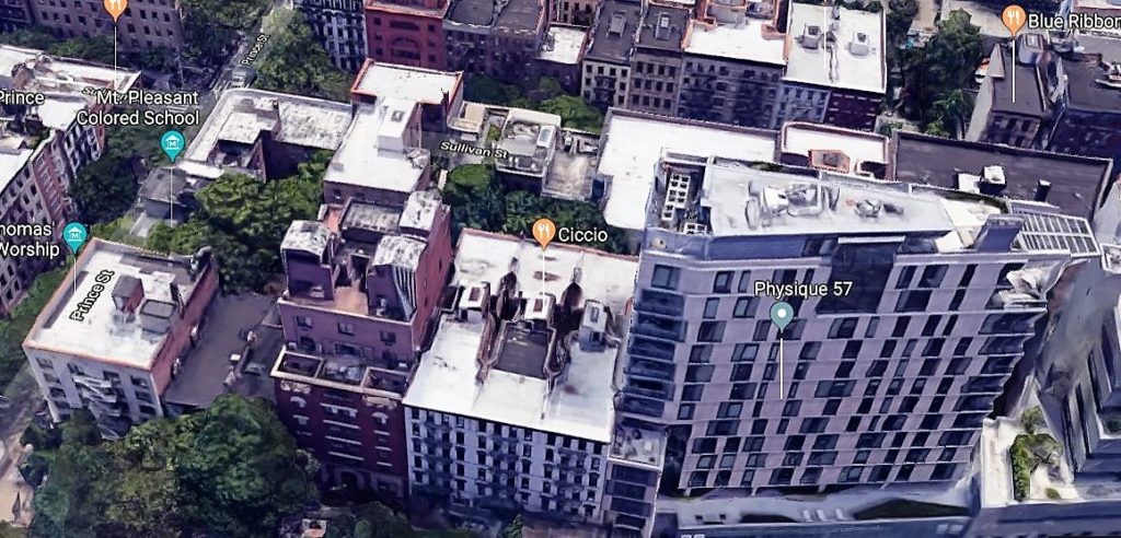 In this Google satellite view, One Vadam is on the right. 