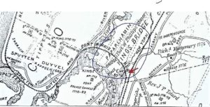 This 1873 map shows the old King's Bridge over the Spuyten Duyvil Creek.