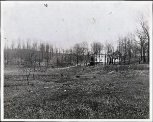 Bailey Avenue, the eastern edge of Godwin's property, was still undeveloped in 1920 when this photo was taken.