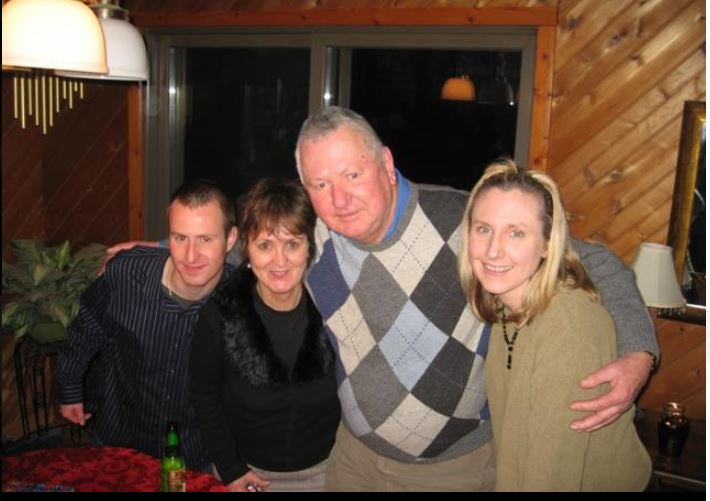 Me, Dad, my stepmother, Terry, and my brother, Sean.