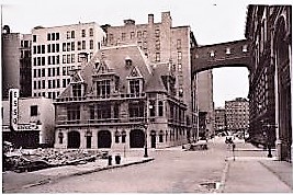 The firehouse at 87 Lafayette Street in the 1930s. 
