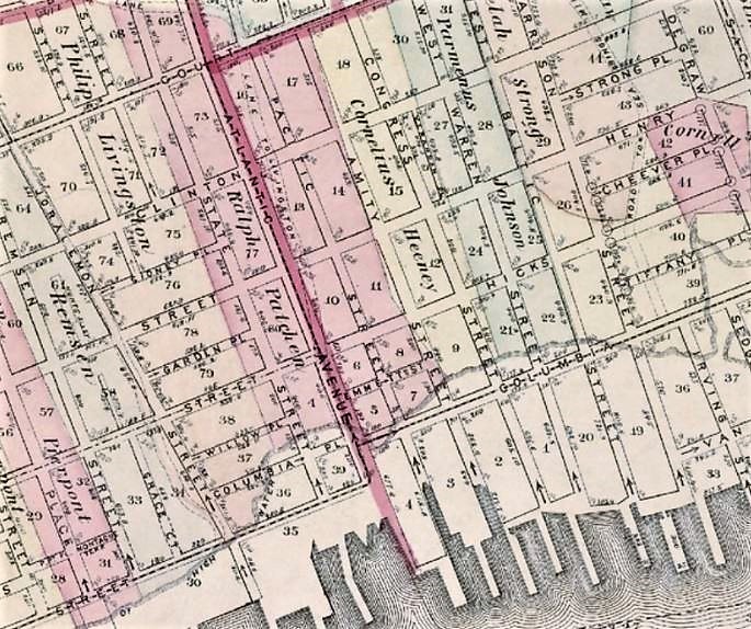 Ralph Patchen property, Brooklyn, 1874
