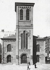 From 1910 to 1924, the Labor Temple Union occupied the former Fourteenth Street Presbyterian Church on the southwest corner of Fourteenth Street and Second Avenue.