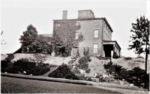 Here's a side view of Foxhurst in 1913, about a year or so before it was demolished.