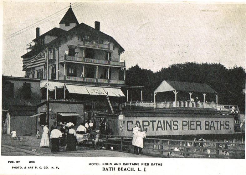 The Buena Vista Hotel and the Captain's Pier beach houses at the foot of 20th Avenue were just two of the many victims of the construction of the Belt Parkway (aka Shore Parkway) in the late 1930s.
