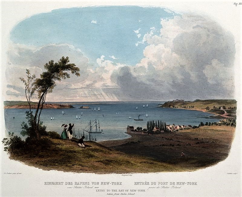 View of the Narrows and Dyker Meadows in 1831
