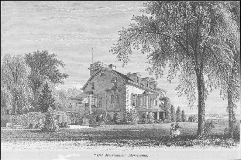 The Gouverneur Morris mansion was located at the intersection of Saint Ann's Avenue, Cypress Avenue, and East 132nd Street