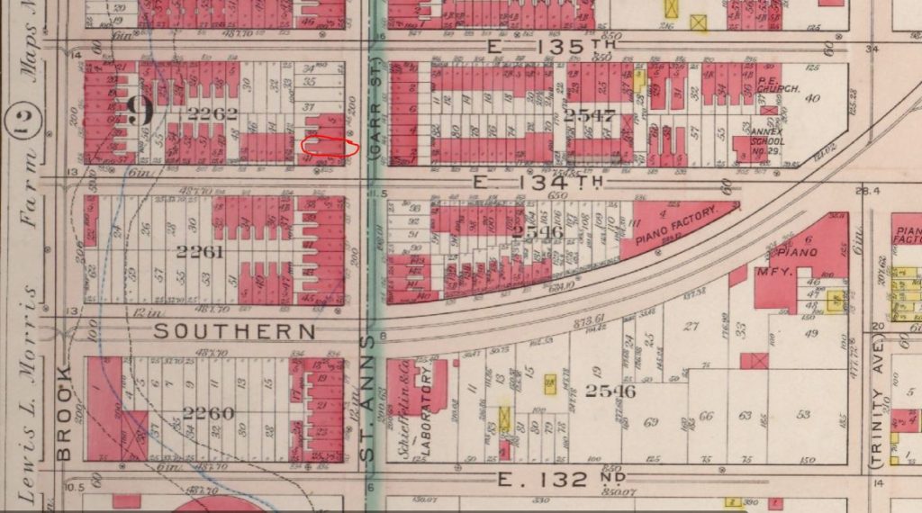 Saint Ann's Avenue on map