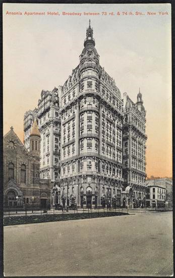 The Hotel Ansonia, 1905