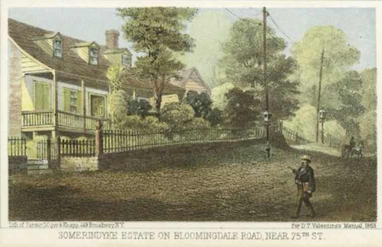 Somerindyke estate on the Bloomingdale Road near 75th Street