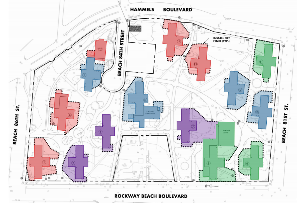 Hammel Houses Site Map, Hammels, Rockaway Beach