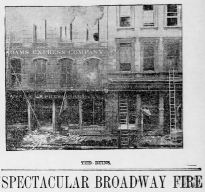 New-York Tribune, March 27, 1904
Adams Express FIre on Express Row