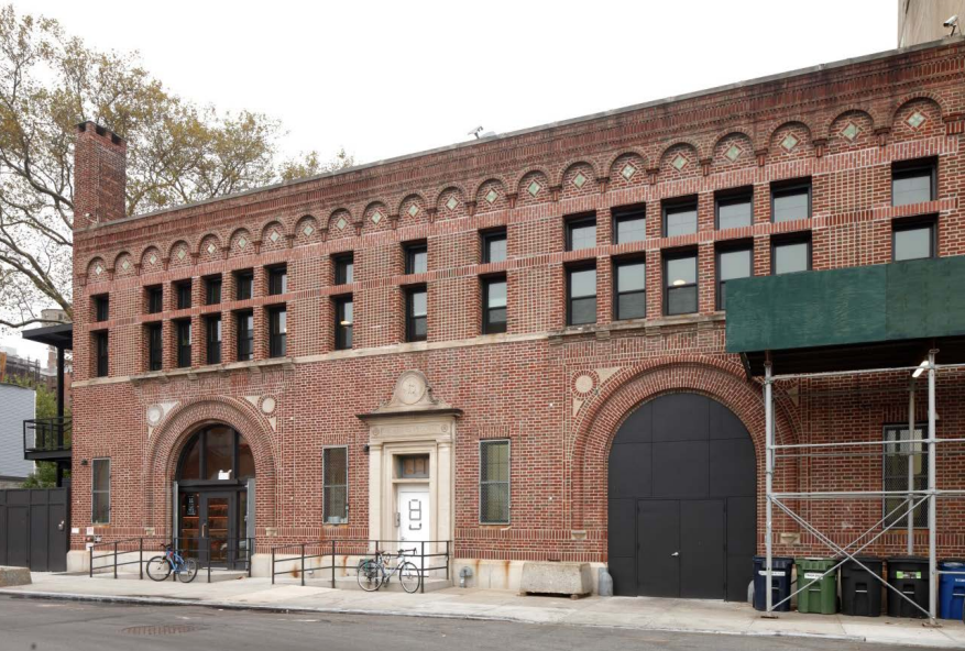 The ASPCA animal shelter at 233 Butler Street was built in 1913 and expanded in 1922. A granite animal drinking trough, funded by ASPCA benefactor Edith G. Bowdoin, is a rare survivor of the ASPCA's efforts to provide working horses with water. Today the landmark building is occupied by a music venue and cafe.  