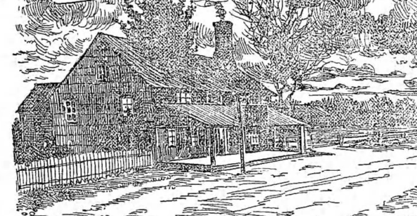 This illustration of French's Tavern was published in the Brookyn Daily Eagle in December 1894.