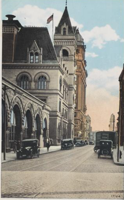 The Brooklyn Post Office on Washington Street, 1920. Museum of the City of New York