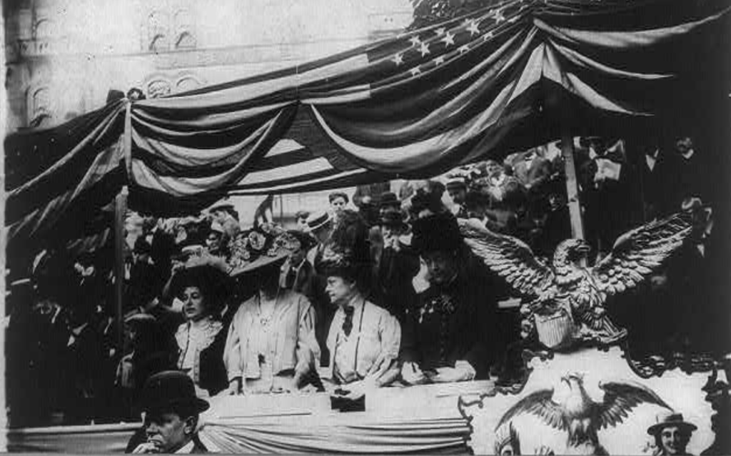 The Parade Reviewing Stand, Library of Congress